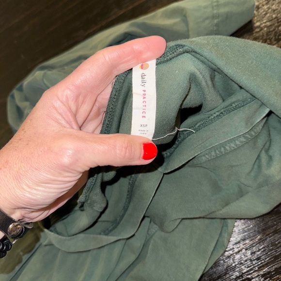 Anthropologie daily practice long sleeve xs oversized hoodie dress - Picture 8 of 11